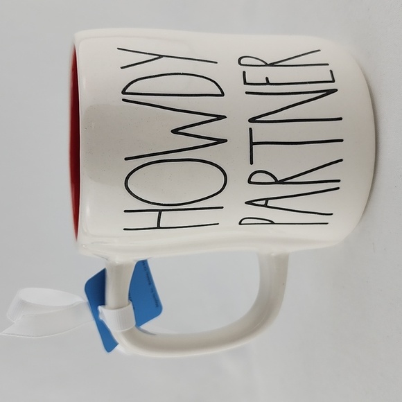 Rae Dunn Pixar HOWDY PARTNER Double Sided Ceramic Mug Woody Buzz Lightyear - Picture 5 of 11